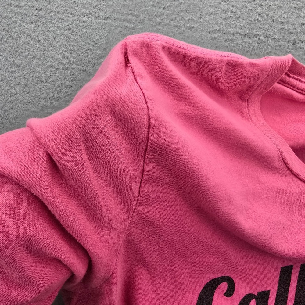 Women T-Shirt Pink Calle Ocho Little Havana, Miami FL Graphic Print Short Sleeve - Picture 7 of 9
